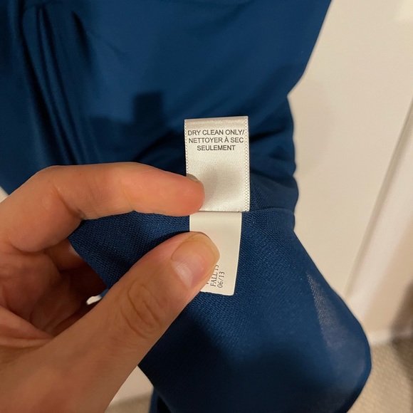 Banana Republic Blue V-Neck Dress - Picture 6 of 7